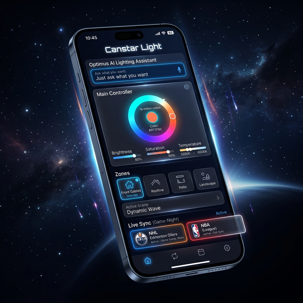 VIVA Lights Smartphone App and Canadian-Developed Smart Controller